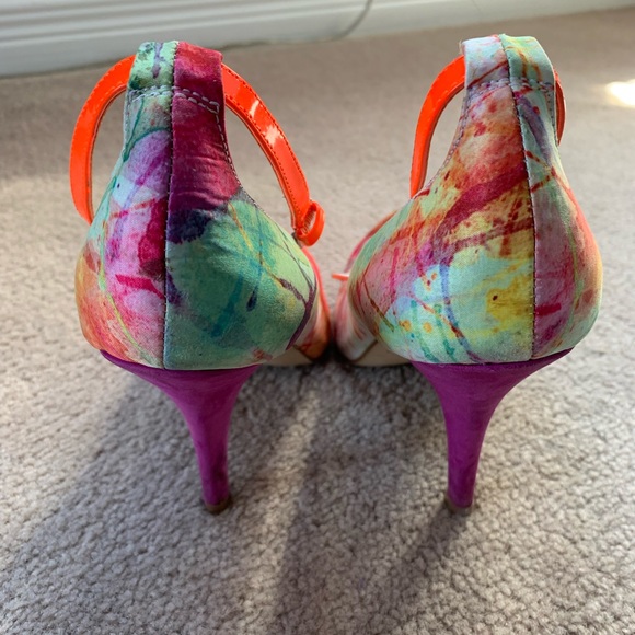 Aldo rainbow splash heels - Picture 2 of 5